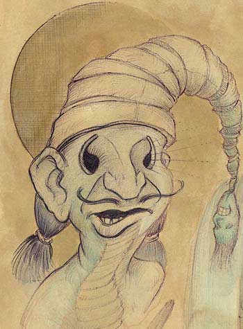 grotesque art